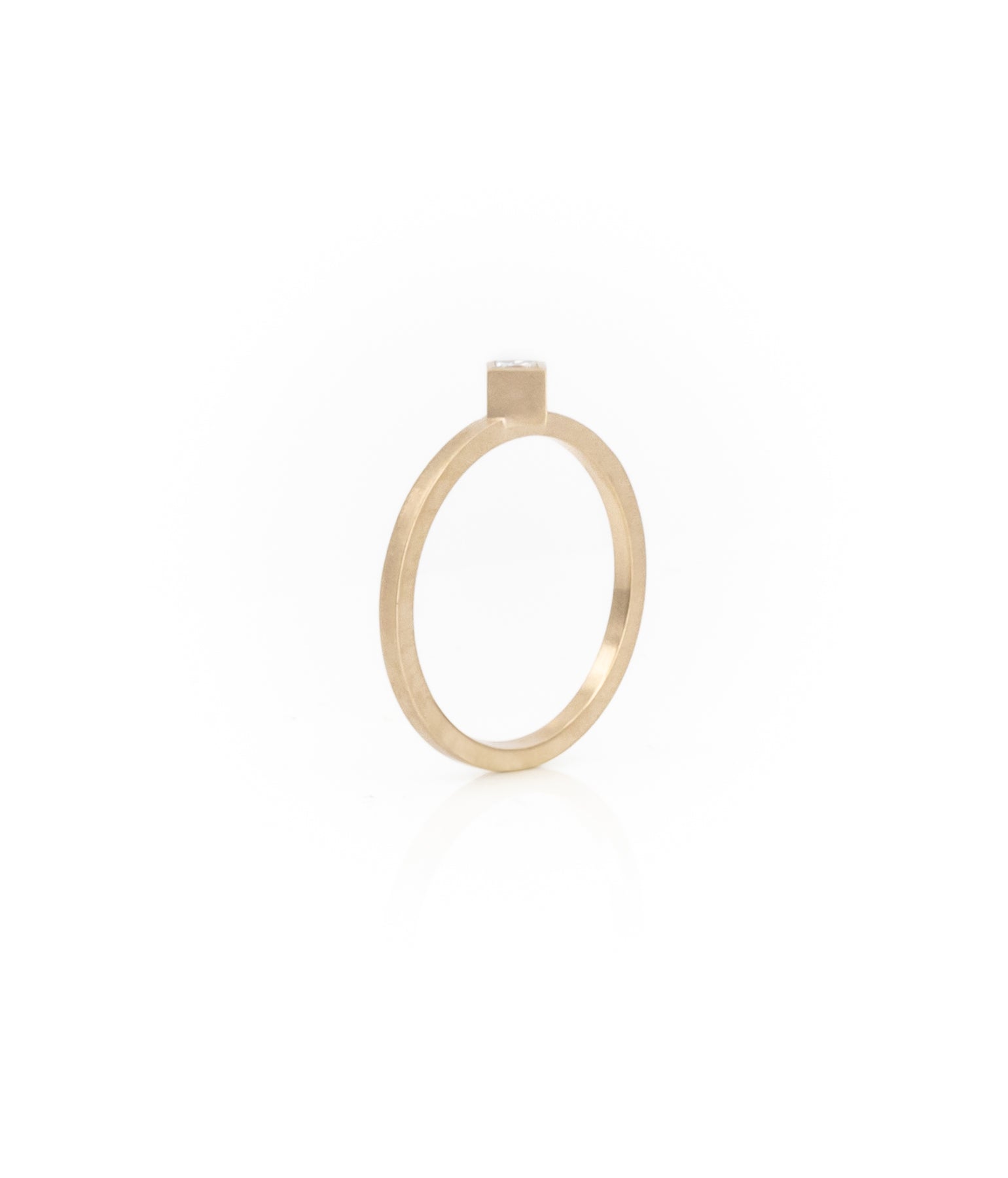 WÜRFEL DIAMANT RING 45°