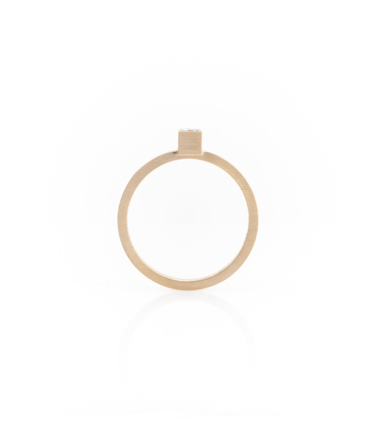 WÜRFEL DIAMANT RING 90°