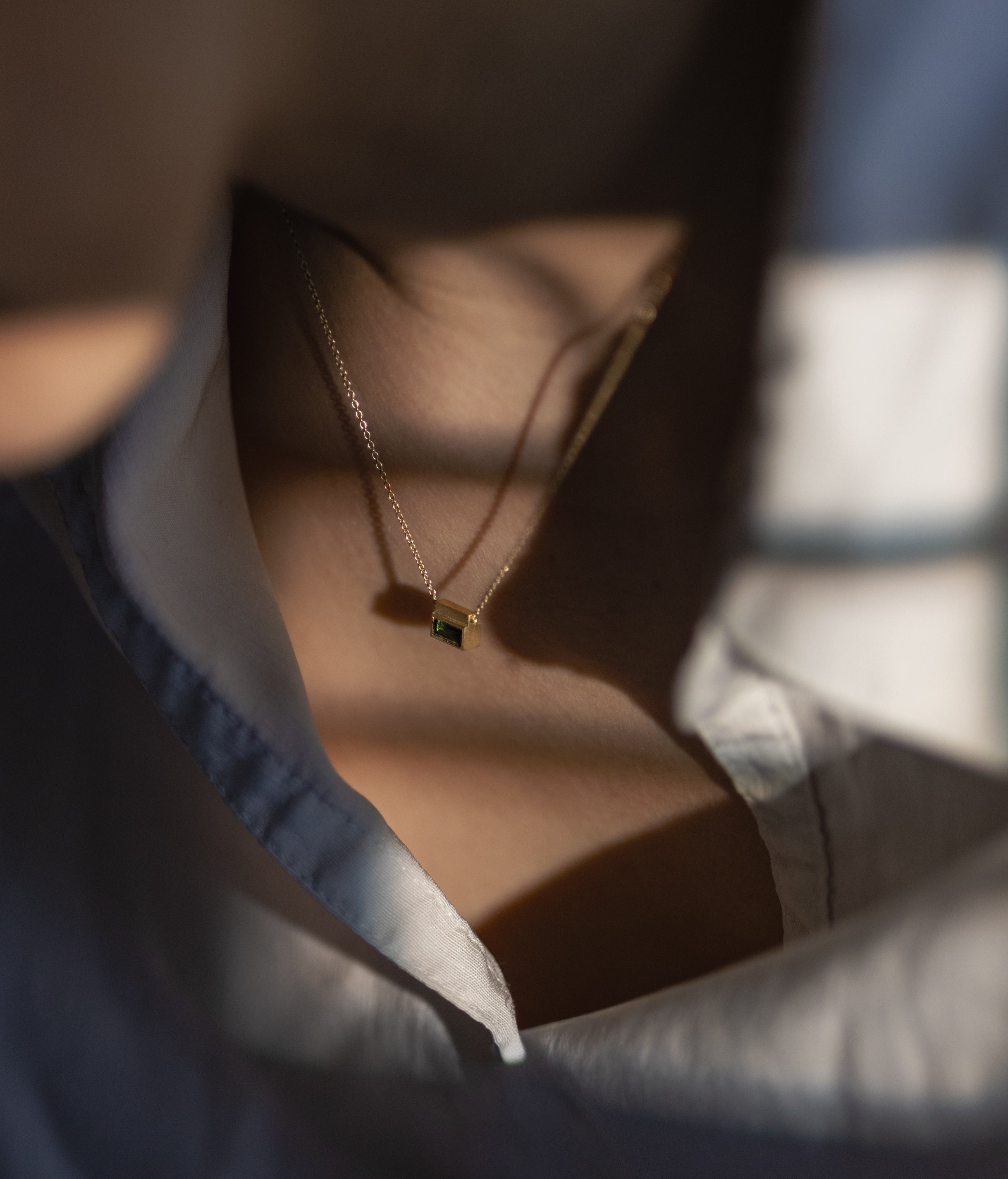 BOX KETTE TURMALIN GRÜN