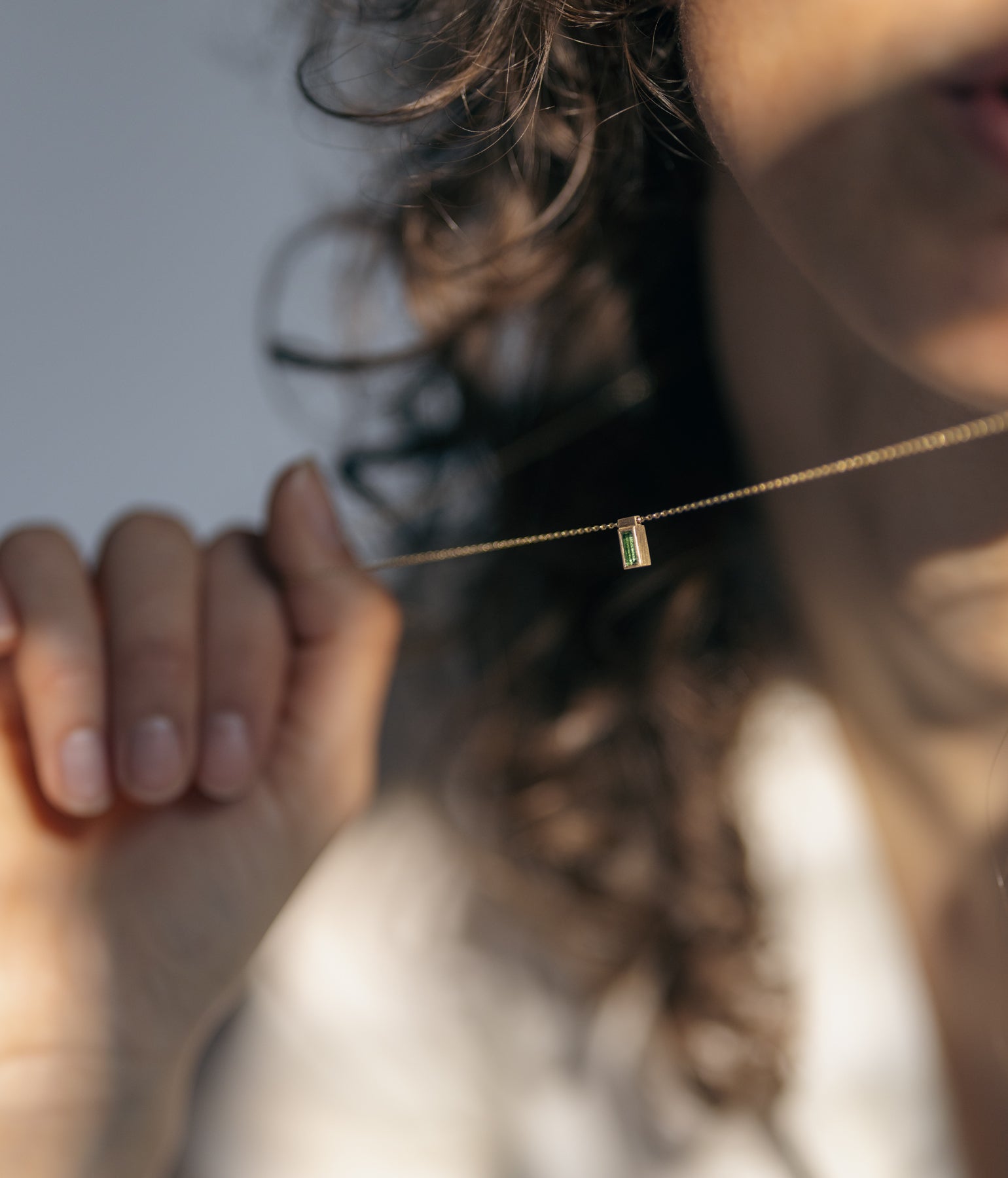 BOX KETTE TURMALIN GRÜN