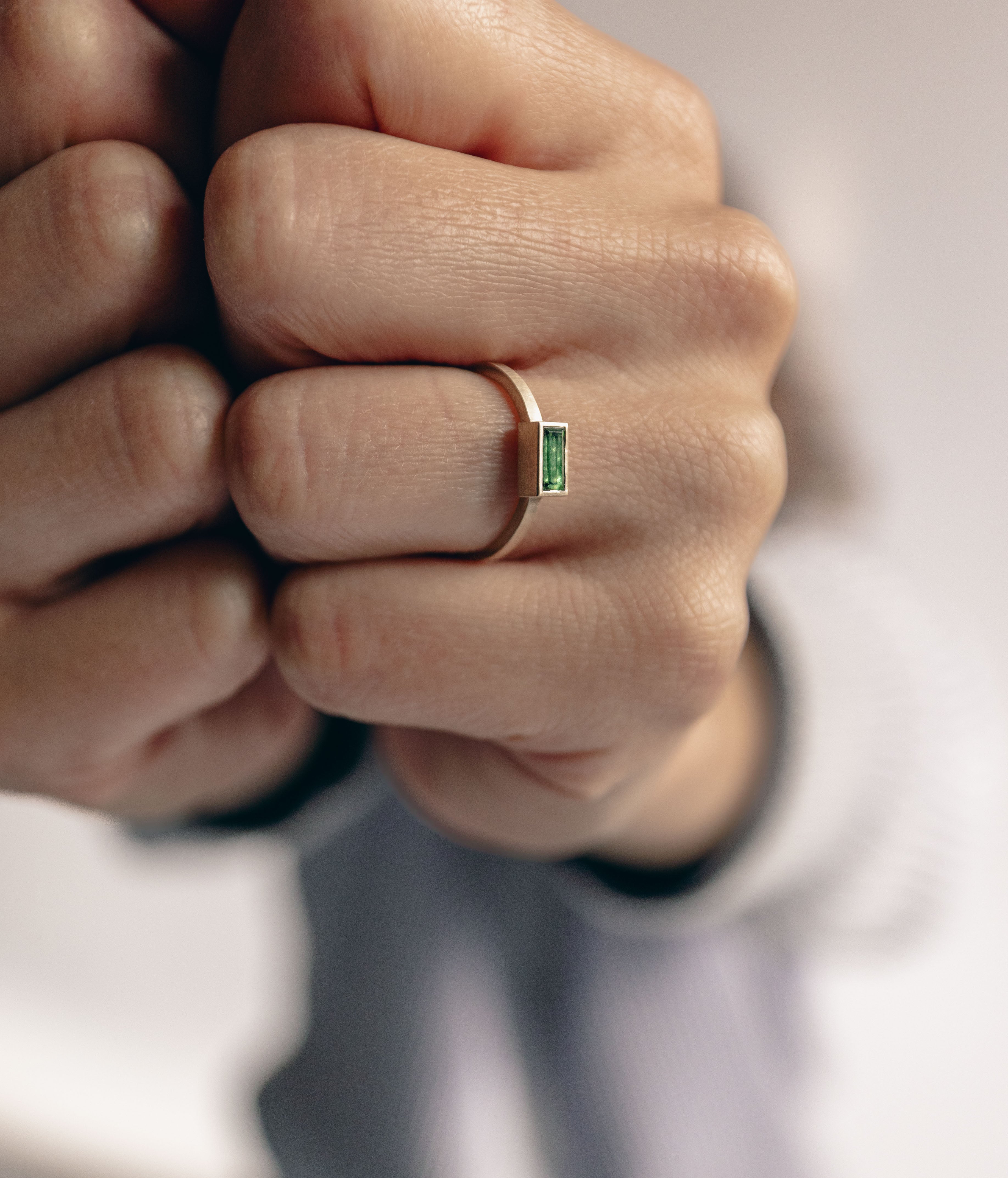 BOX RING TURMALIN GRÜN