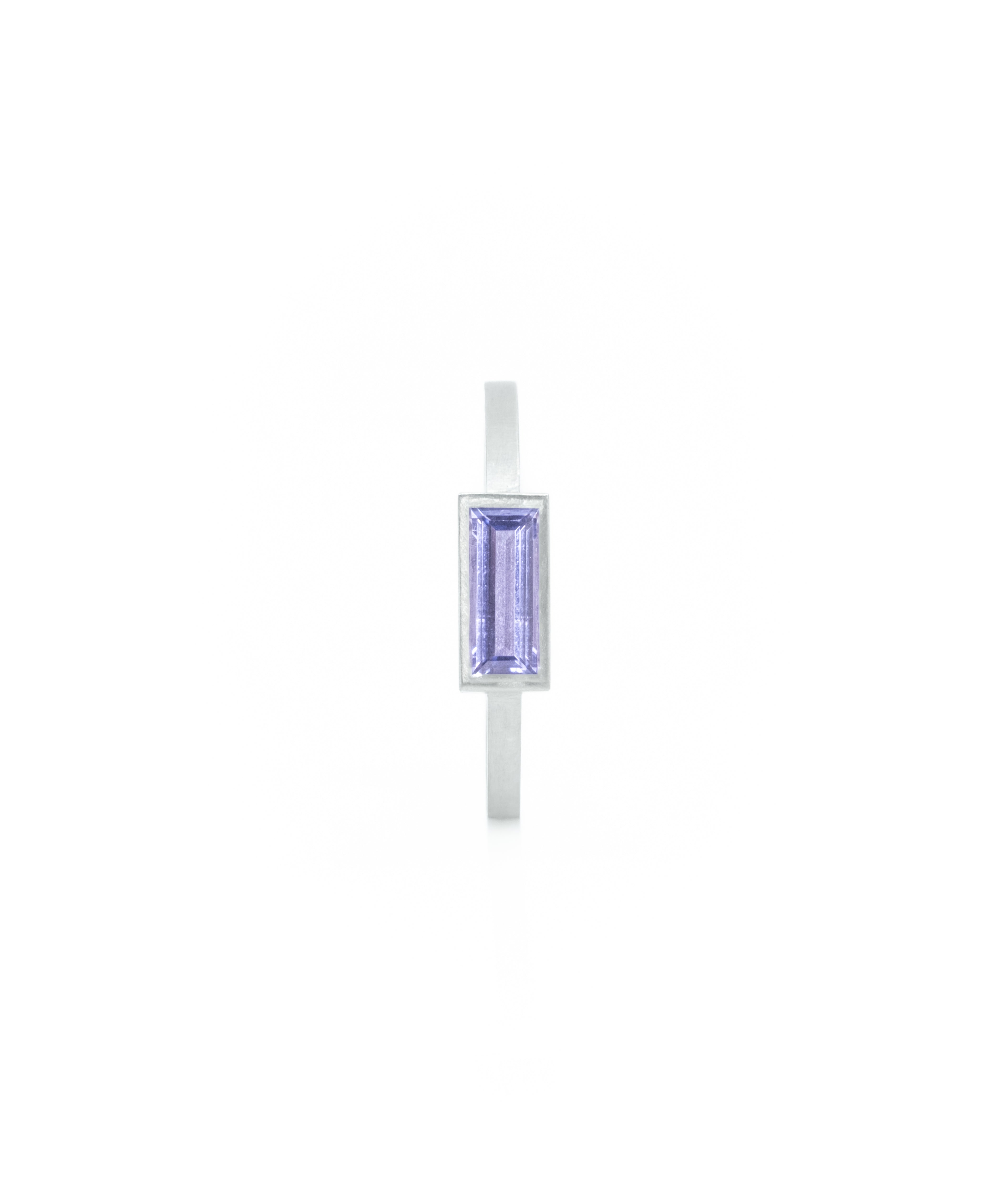 BOX RING SILBER LILA