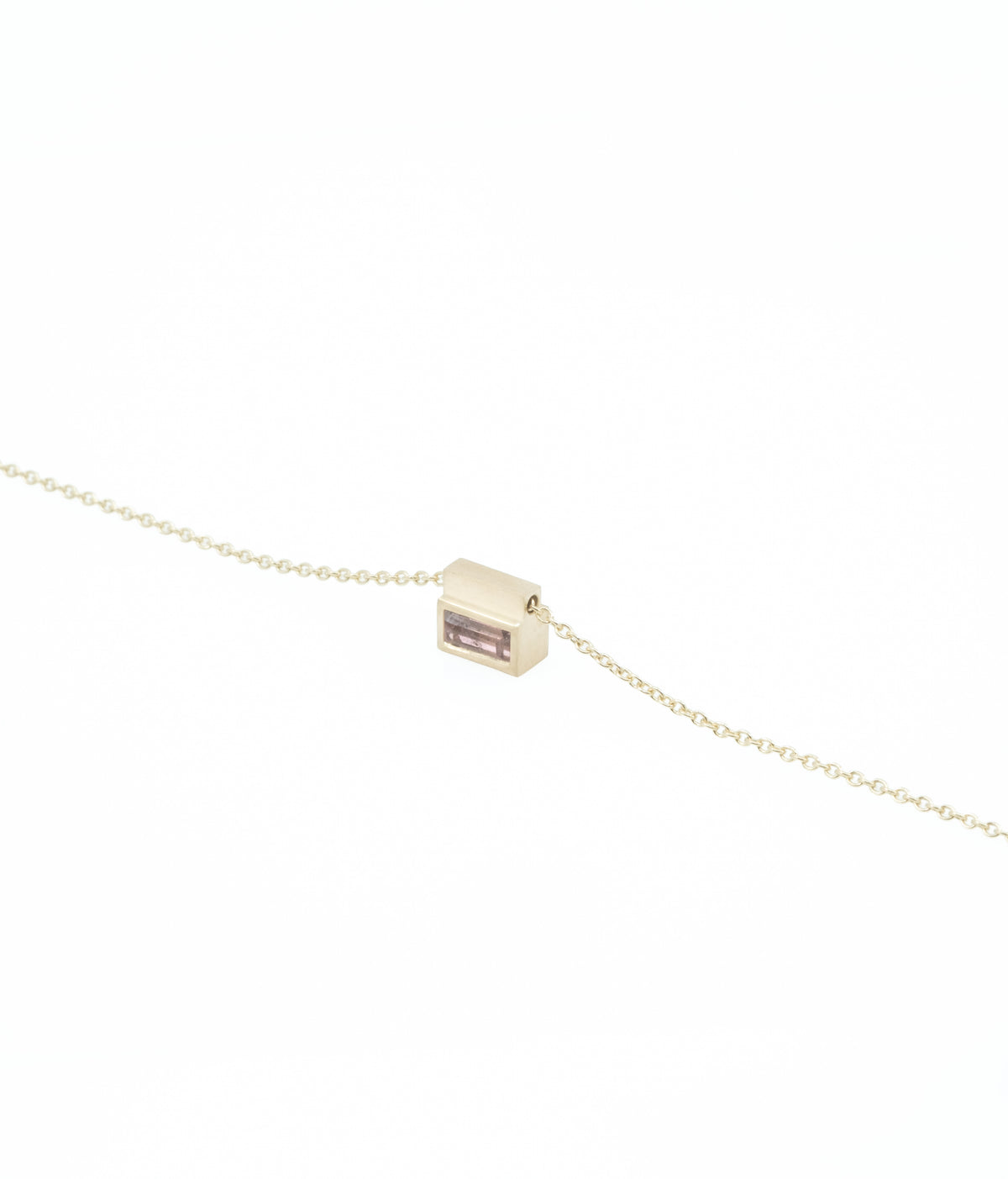 BOX KETTE TURMALIN ROSA QUER