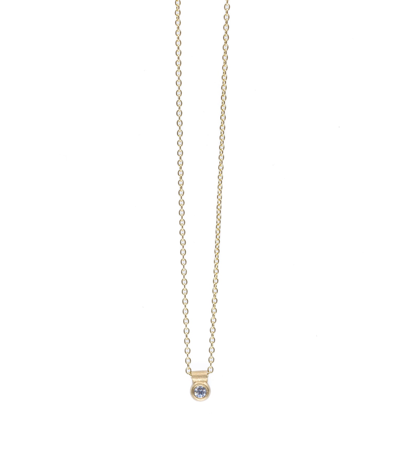 KUGEL DIAMANT KETTE 1.9