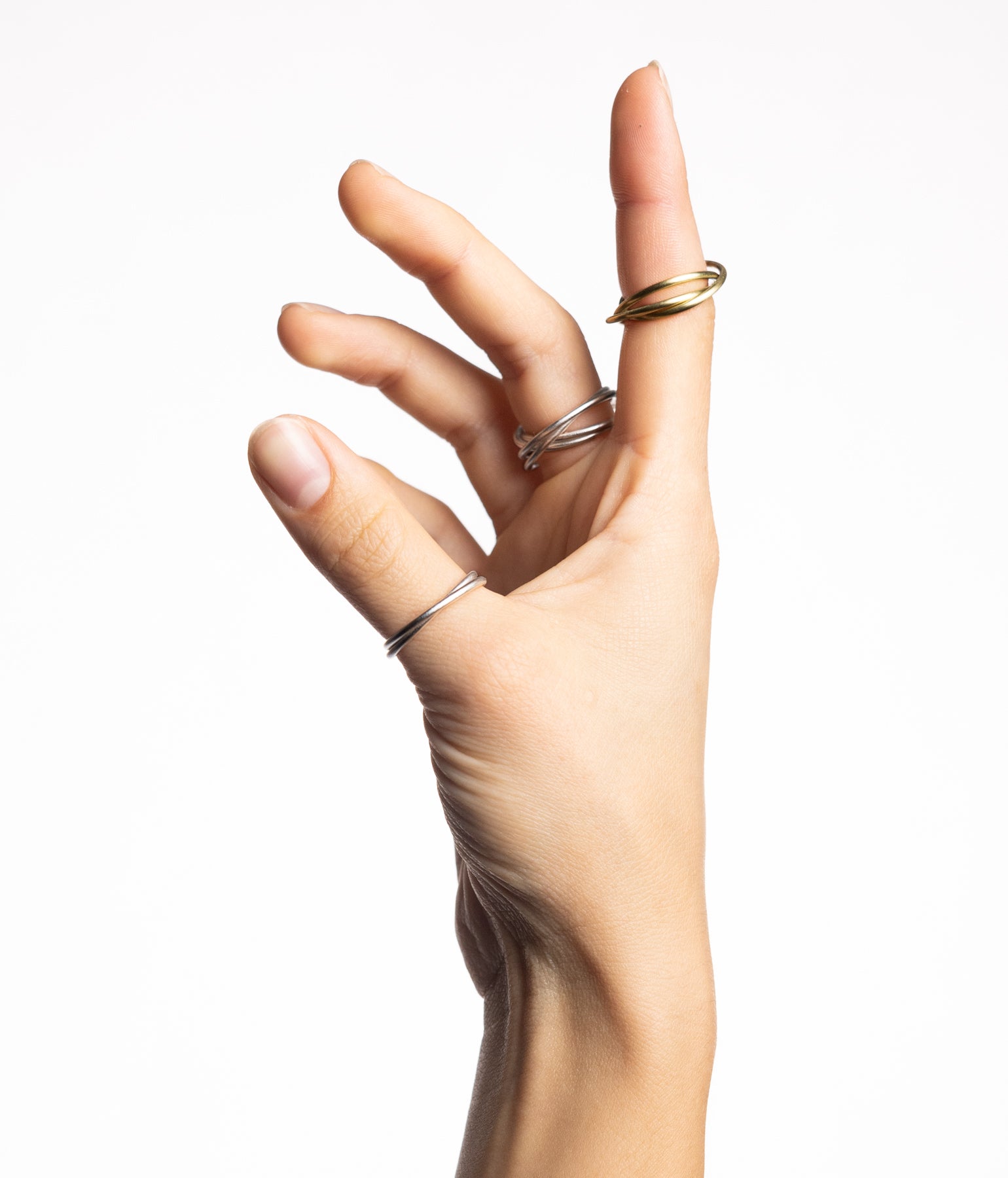 PLURAL DUO RING ECKIG