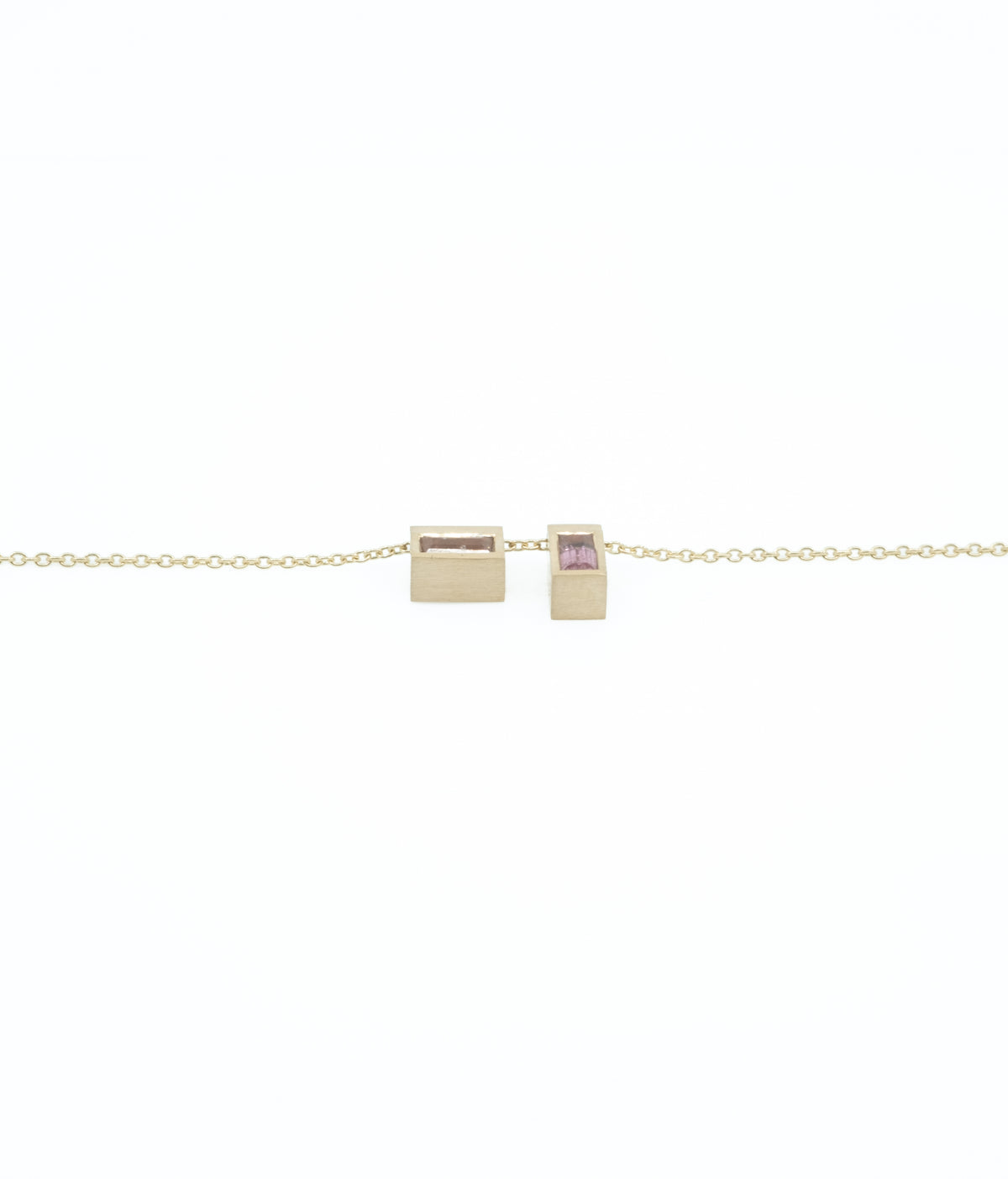 BOX KETTE TURMALIN ROSA QUER
